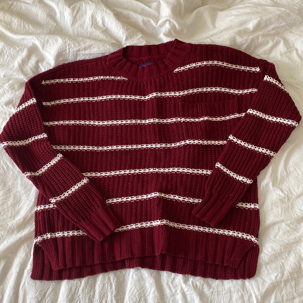AEO STRIPPED SWEATER